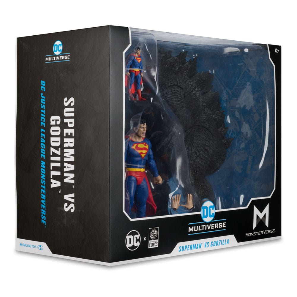 DC Justice League Monsterverse DC Multiverse Action Figures 2-Pack Superman Vs. Godzilla 30cm14