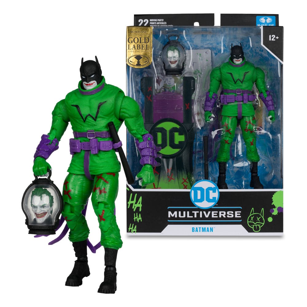 DC Multiverse Action Figure Batman (Batman: Last Knight on Earth) Jokerized (Gold Label) 18cm4