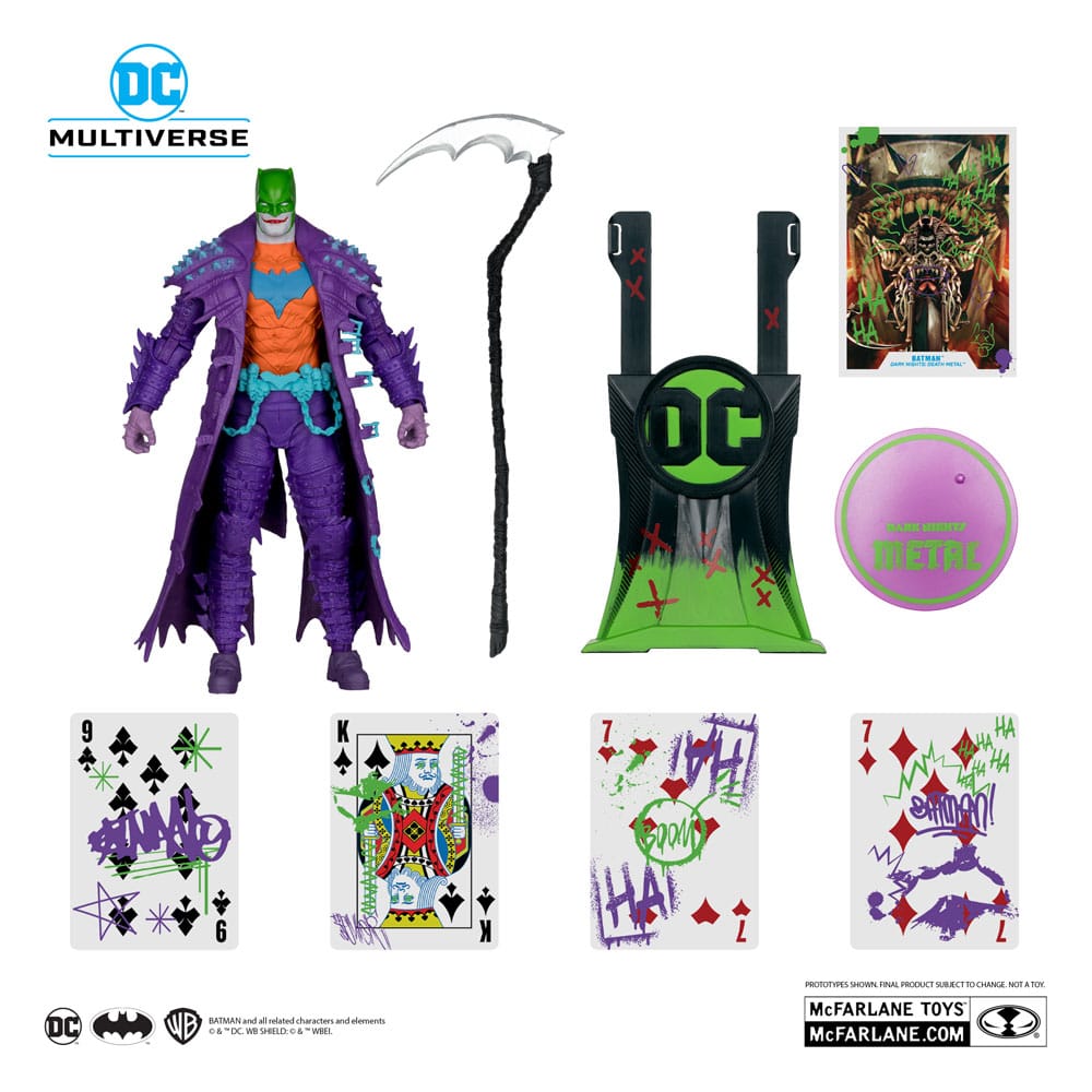 DC Multiverse Action Figure Batman (Dark Nights: Death Metal) Jokerized (Gold Label) 18cm3
