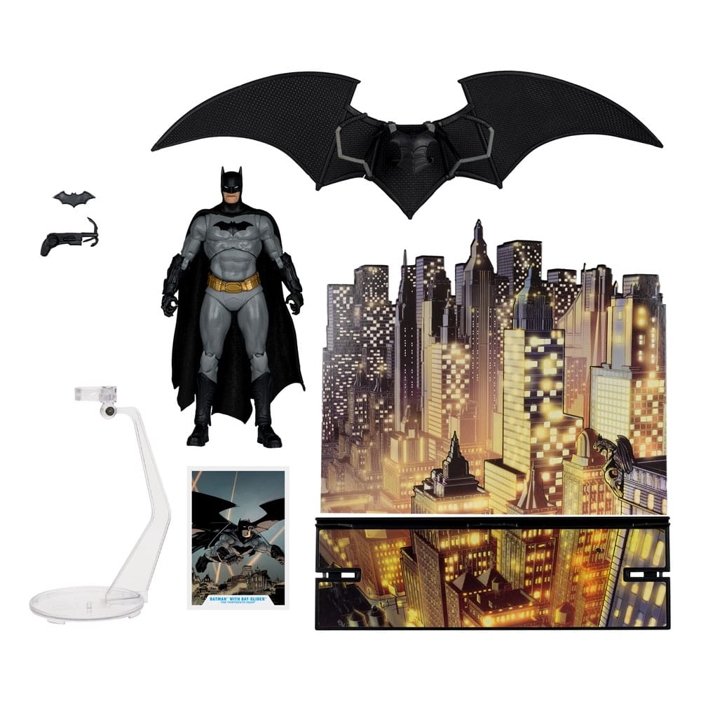 DC Multiverse Action Figure Batman with Bat-Glider (The Thirteenth Hour) (Gold Label) 18cm2