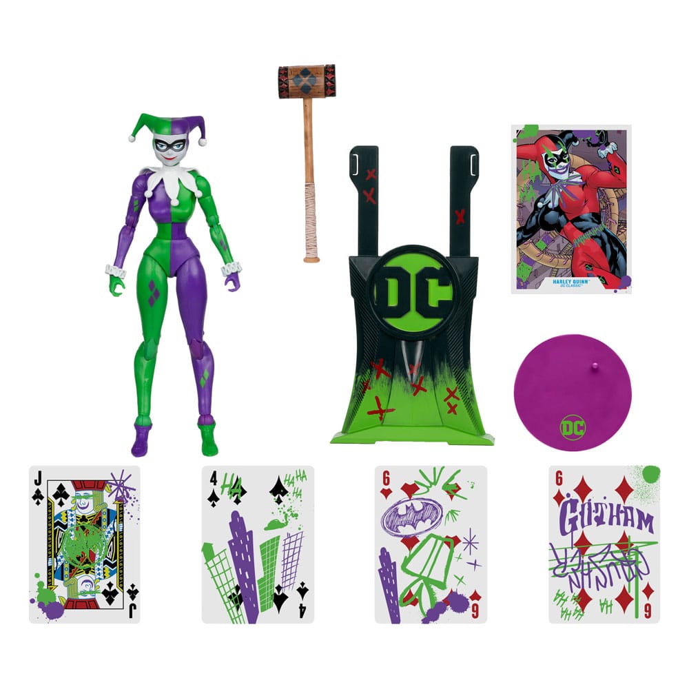 DC Multiverse Action Figure Harley Quinn (DC Classic) Jokerized (Gold Label) 18cm2