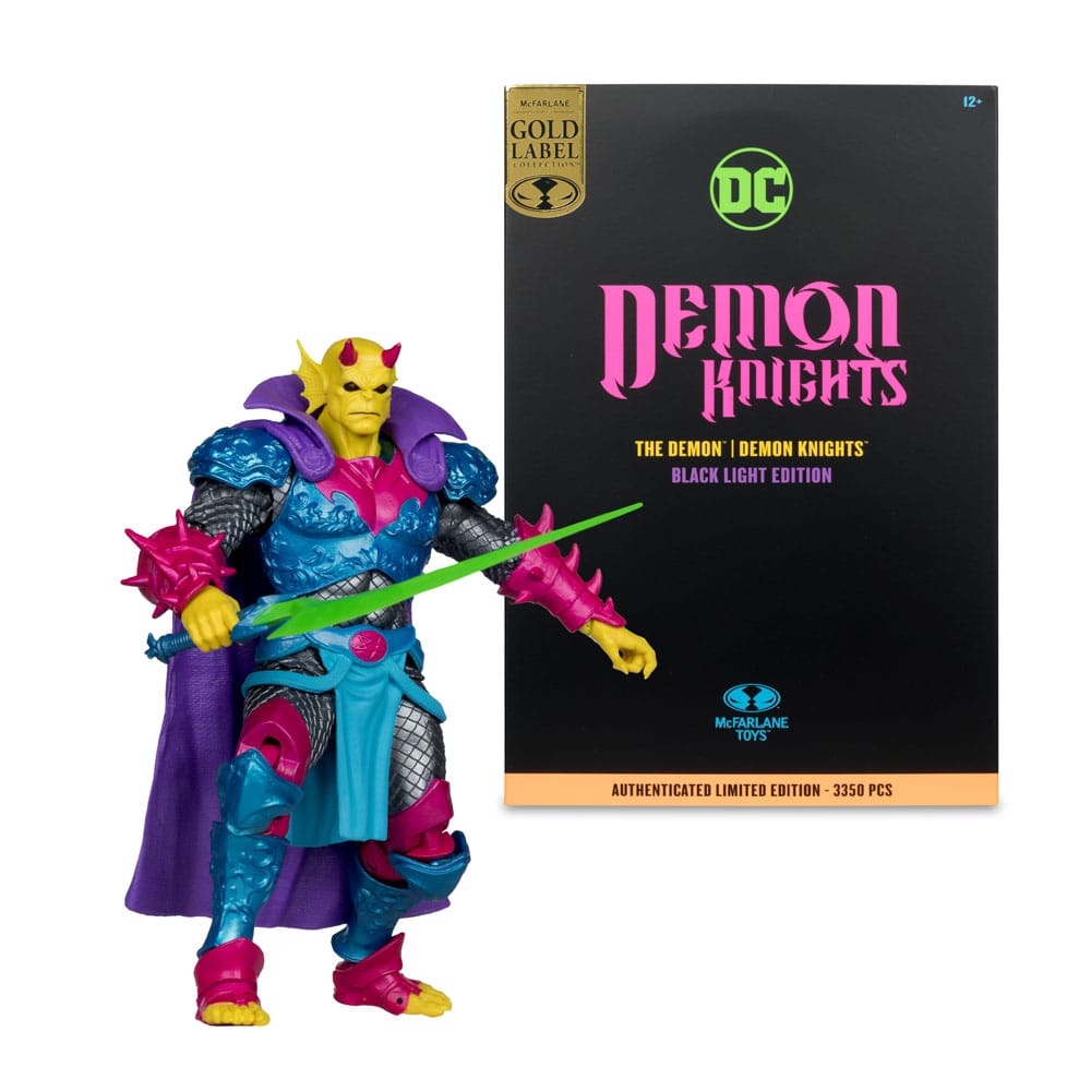 DC Multiverse Action Figure The Demon (Demon Knights) Black Light Edition (Gold Label) 18cm8