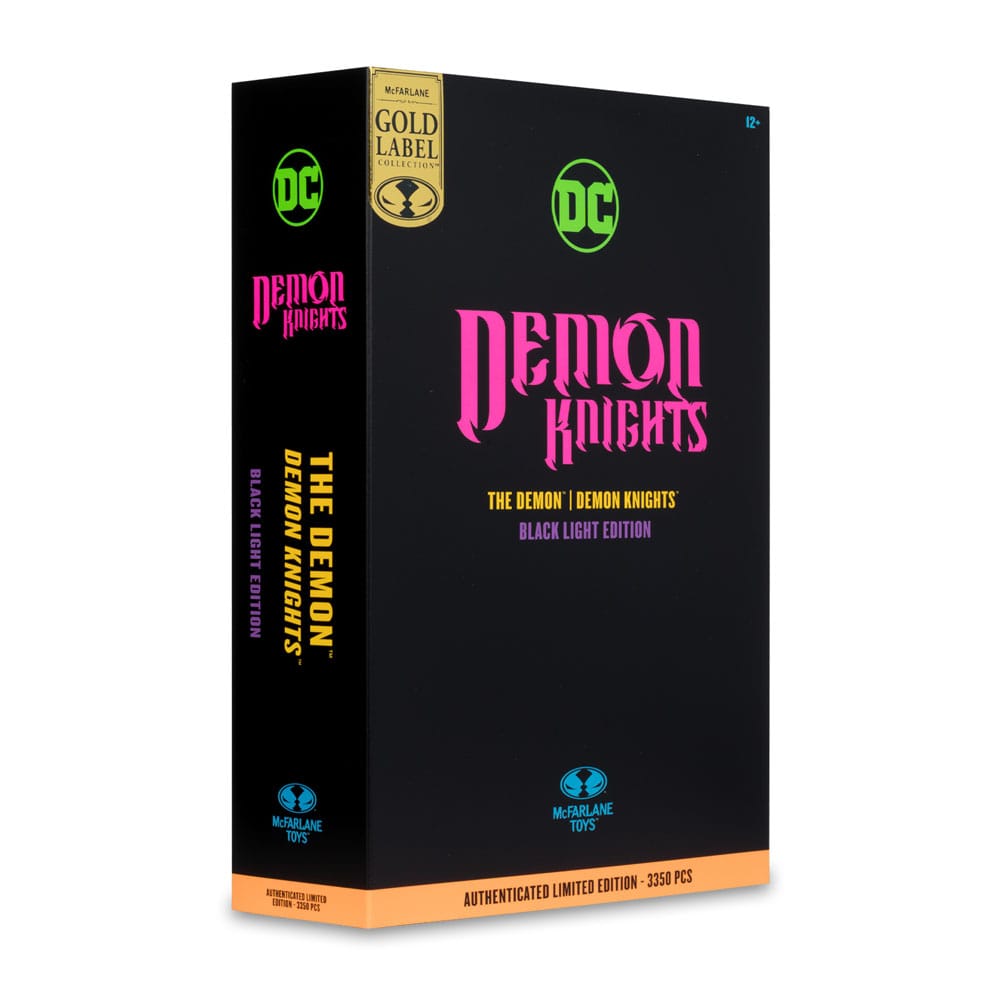 DC Multiverse Action Figure The Demon (Demon Knights) Black Light Edition (Gold Label) 18cm13