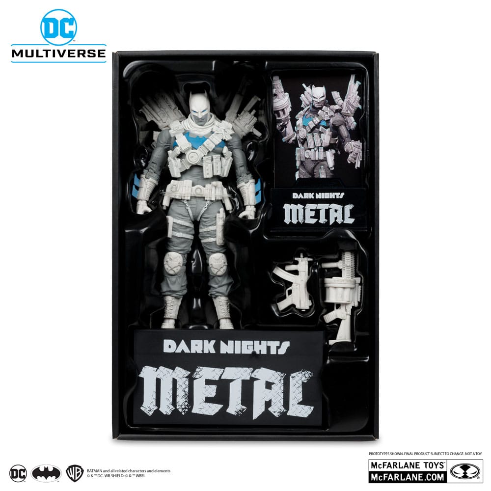 DC Multiverse Action Figure The Grim Knight (Dark Nights Metal) (Black & White Accent Edition) (Gold Label) 18cm7