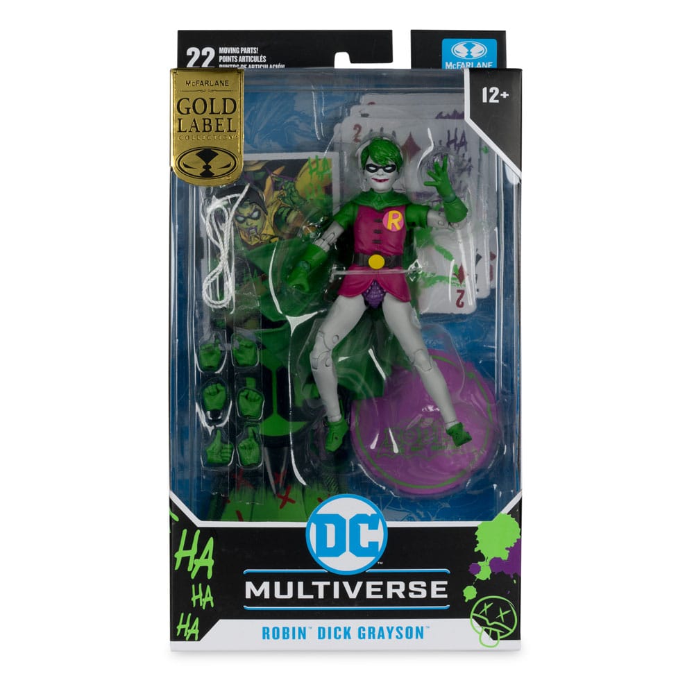 DC Rebirth DC Multiverse Action Figure Robin (Dick Grayson) (Jokerized) (Gold Label) 18cm6