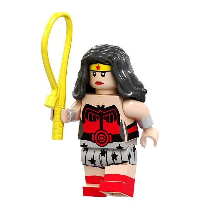 Red Son Wonder Woman Custom DC Comic Superhero Minifigure1
