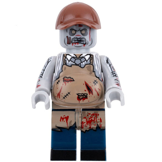 Fat Zombie Custom Horror Minifigure1