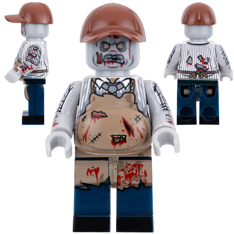 Fat Zombie Custom Horror Minifigure2