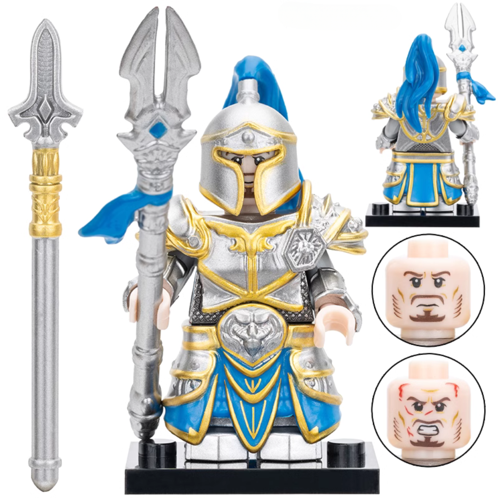 Stormwind City Guard Custom World of Warcraft Minifigure1