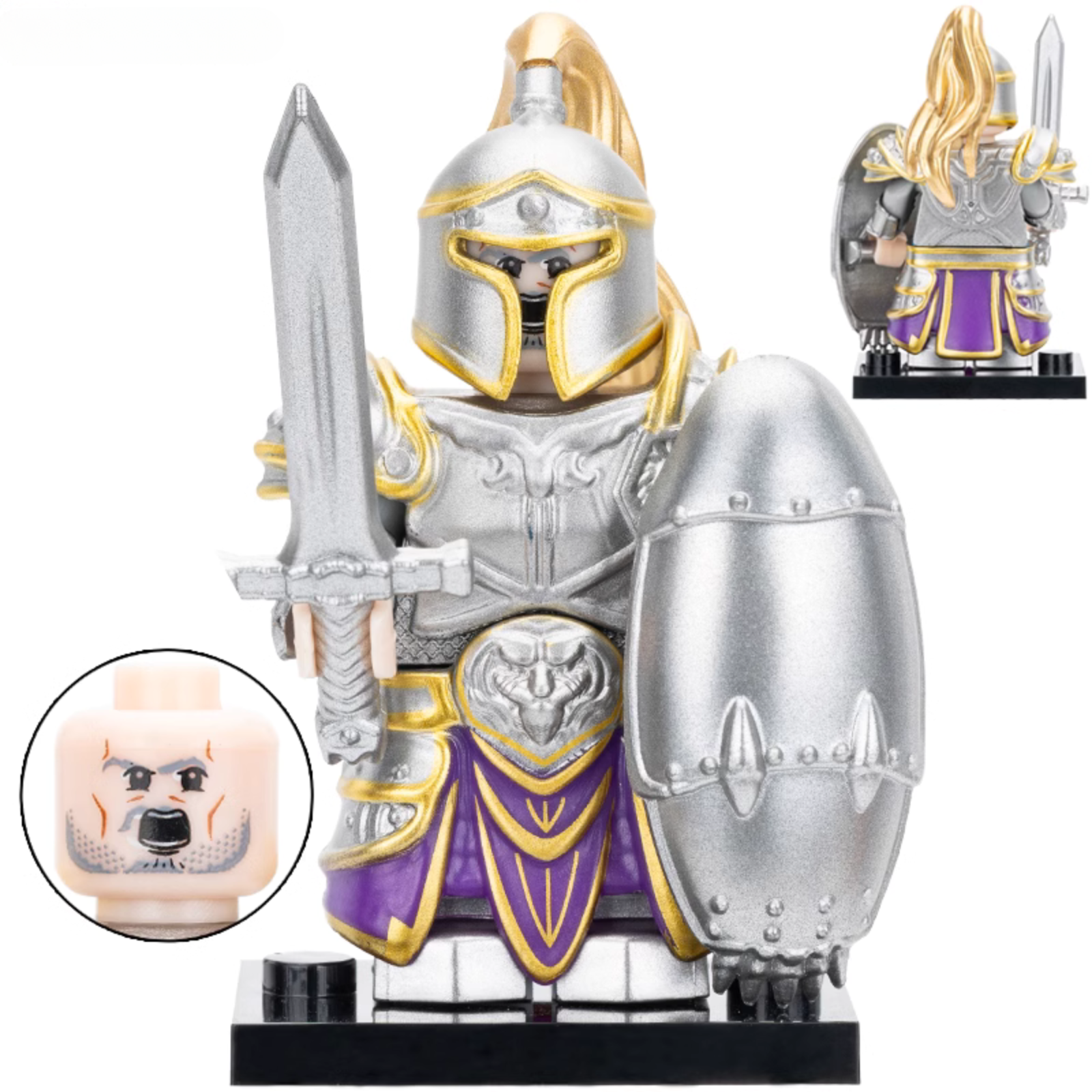 Purple Dragon Guard Custom World of Warcraft Minifigure1