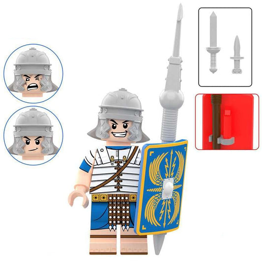 Blue Roman Infantry Custom Roman Empire Minifigure1