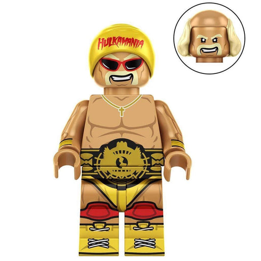 Hulk Hogan Custom Wrestling Icon Minifigure1
