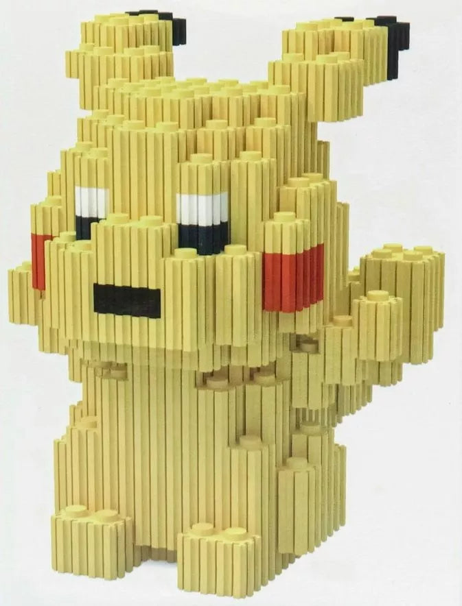 Pikachu from Pokemon Custom Micro Bricks MOC1