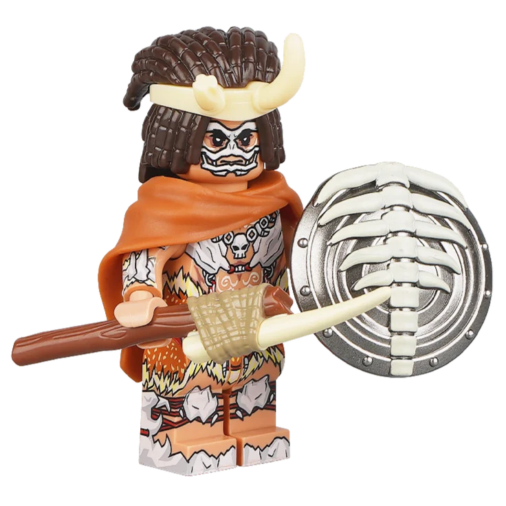Southern Yue Barbarian Warrior Custom Minifigure1