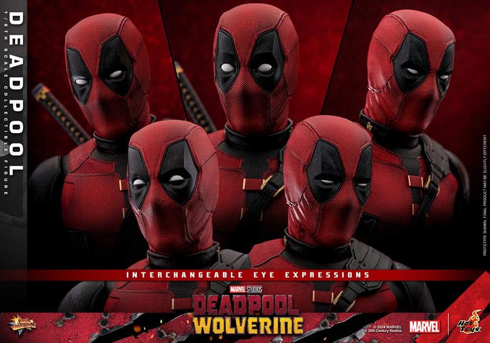 Deadpool & Wolverine Movie Masterpiece Action Figure 1/6 Deadpool 31cm26