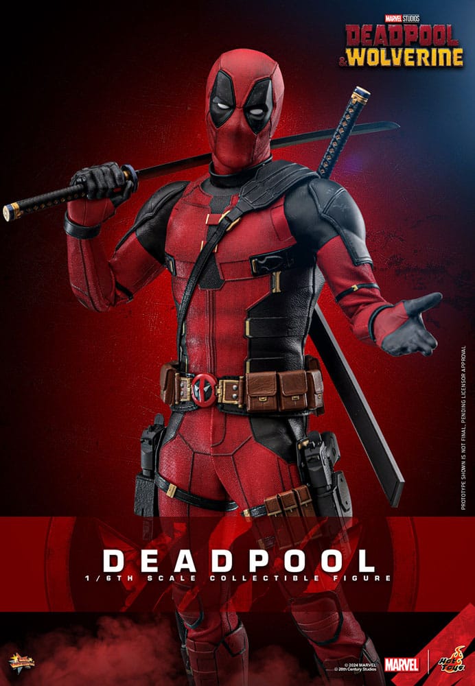 Deadpool & Wolverine Movie Masterpiece Action Figure 1/6 Deadpool 31cm12