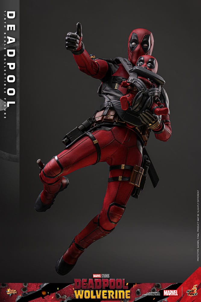 Deadpool & Wolverine Movie Masterpiece Action Figure 1/6 Deadpool 31cm7