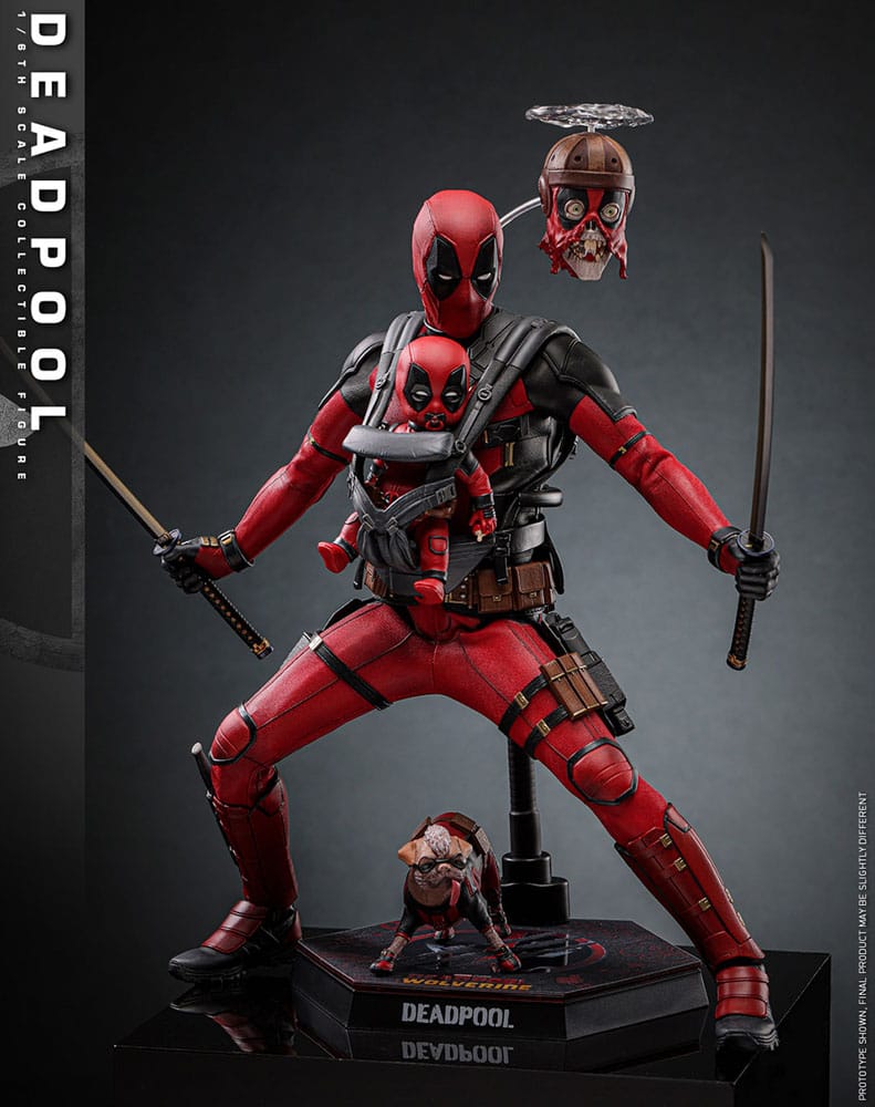 Deadpool & Wolverine Movie Masterpiece Action Figure 1/6 Deadpool 31cm27