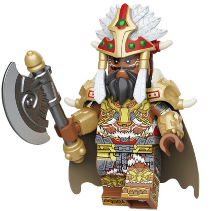 Meng Huo Yue Barbarian Tribal Leader Custom Minifigure1