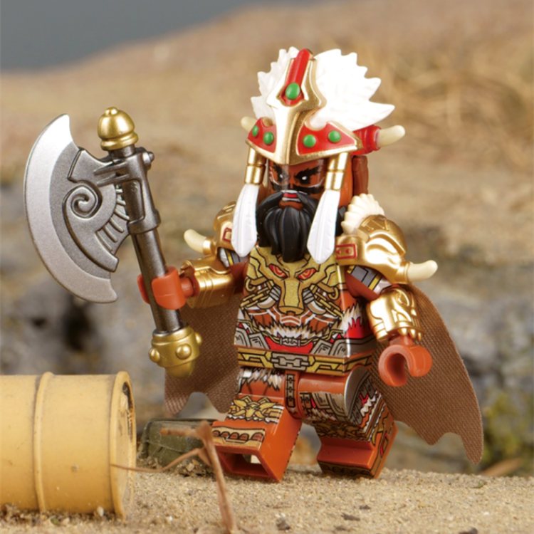 Meng Huo Yue Barbarian Tribal Leader Custom Minifigure2