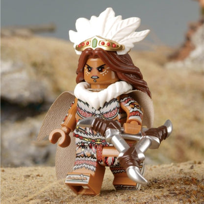 Zhu Rong Yue Barbarian Warrior Custom Minifigure2