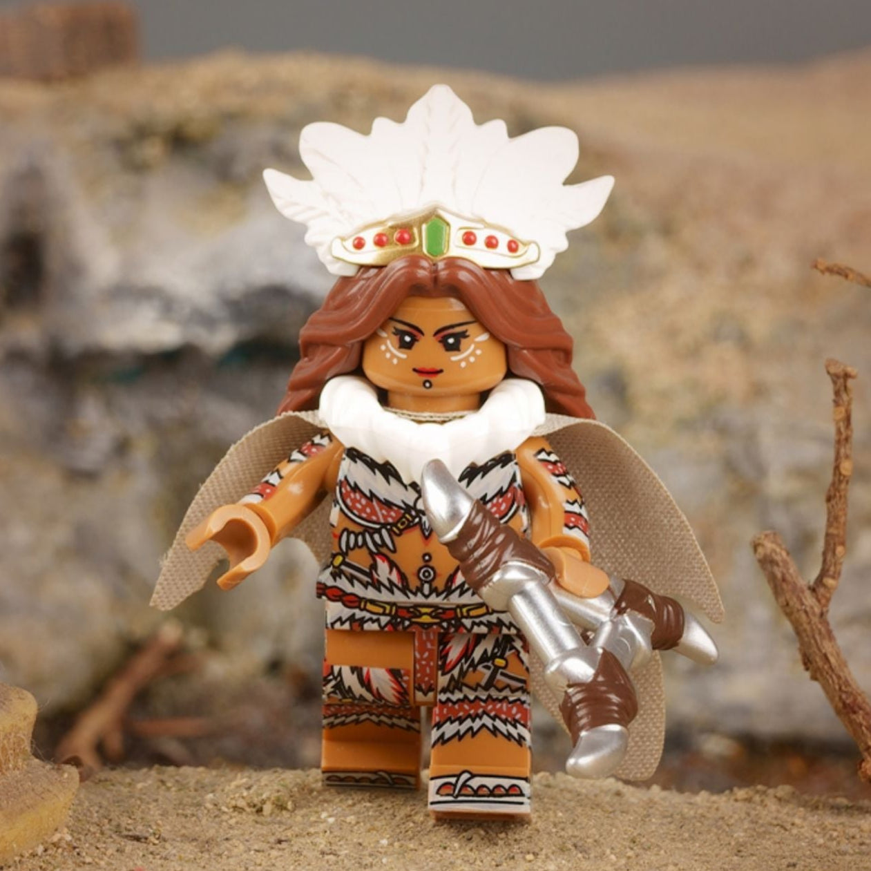 Zhu Rong Yue Barbarian Warrior Custom Minifigure3