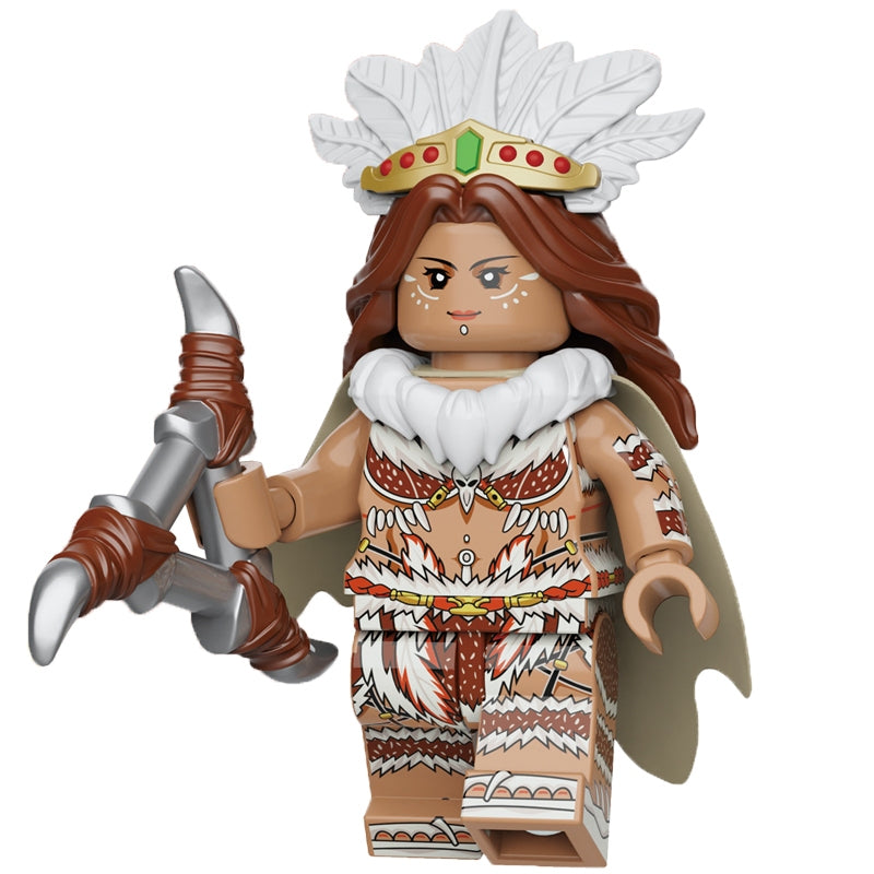 Zhu Rong Yue Barbarian Warrior Custom Minifigure1