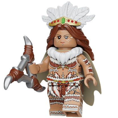 Zhu Rong Yue Barbarian Warrior Custom Minifigure1