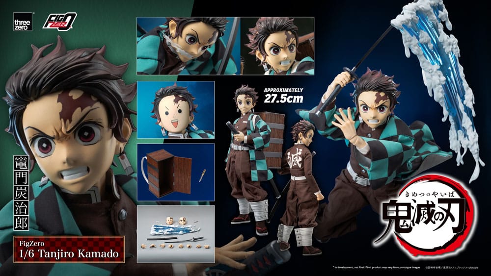 Demon Slayer: Kimetsu no Yaiba FigZero Action Figure 1/6 Tanjiro Kamado 27cm16