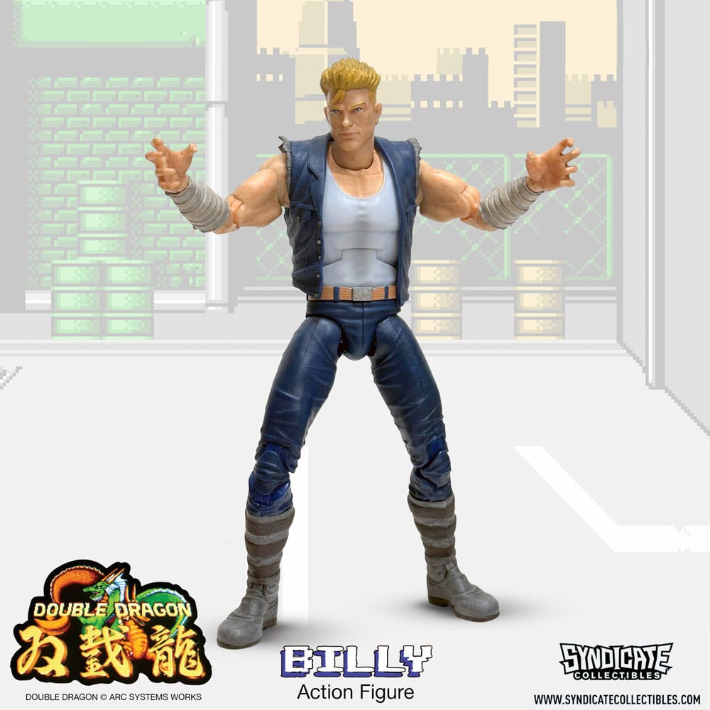 Double Dragon Deluxe Action Figure 1/12 Billy 18cm8