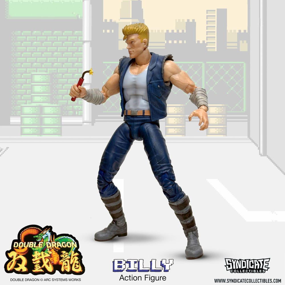 Double Dragon Deluxe Action Figure 1/12 Billy 18cm6