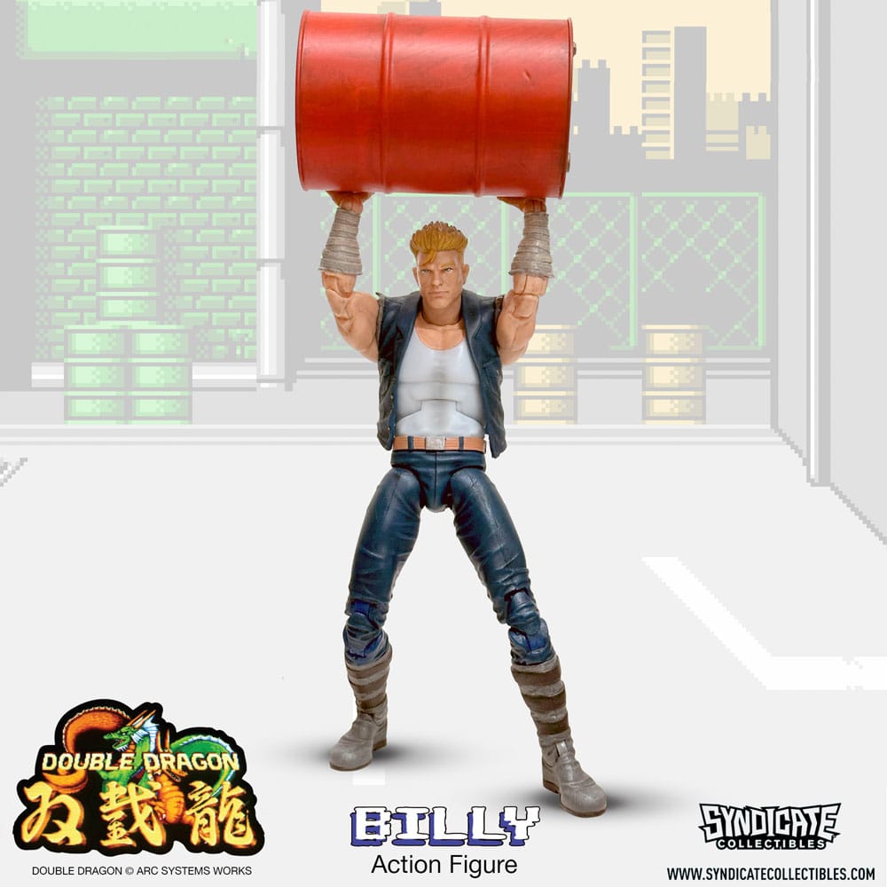 Double Dragon Deluxe Action Figure 1/12 Billy 18cm5