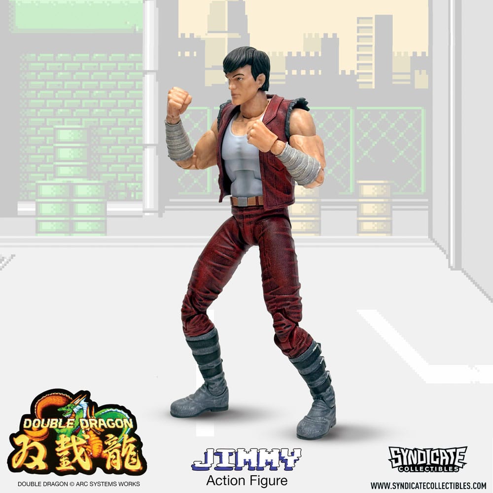 Double Dragon Deluxe Action Figure 1/12 Jimmy 18cm5