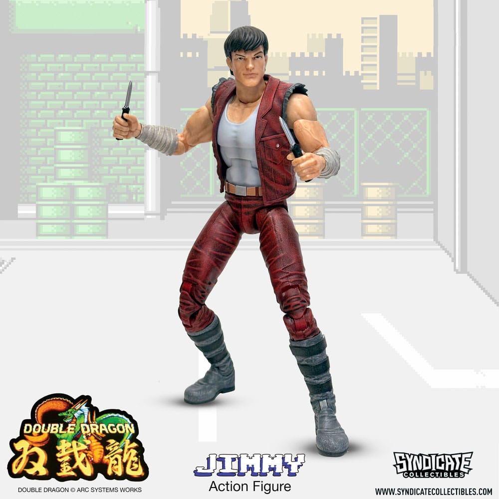 Double Dragon Deluxe Action Figure 1/12 Jimmy 18cm2