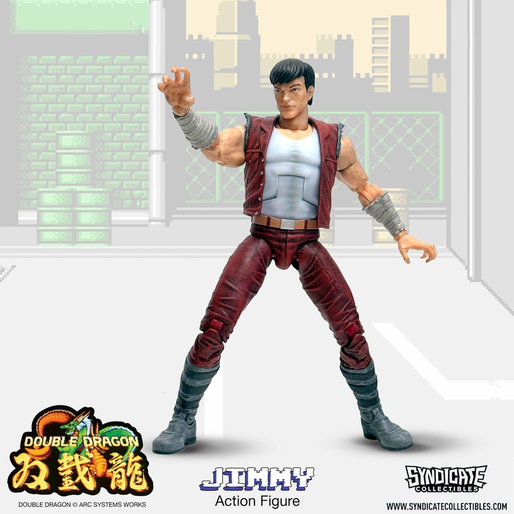 Double Dragon Deluxe Action Figure 1/12 Jimmy 18cm6