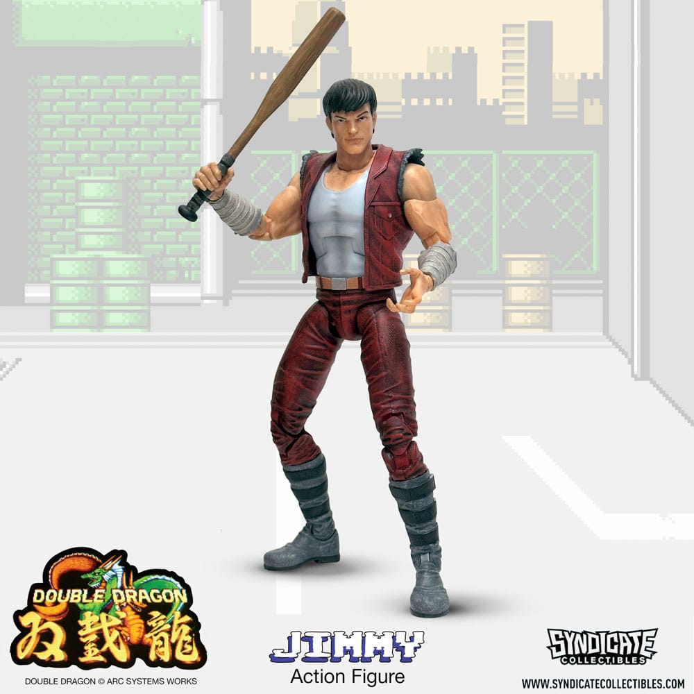 Double Dragon Deluxe Action Figure 1/12 Jimmy 18cm10