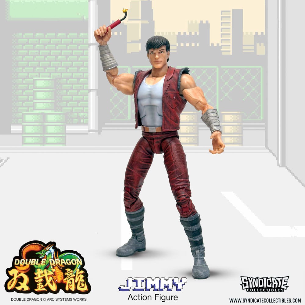 Double Dragon Deluxe Action Figure 1/12 Jimmy 18cm7