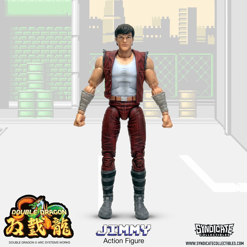 Double Dragon Deluxe Action Figure 1/12 Jimmy 18cm1