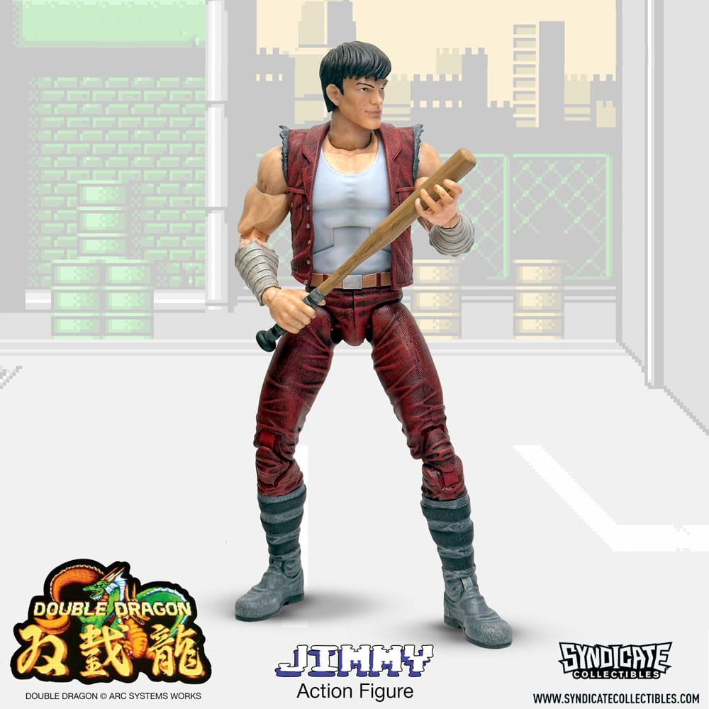 Double Dragon Deluxe Action Figure 1/12 Jimmy 18cm3