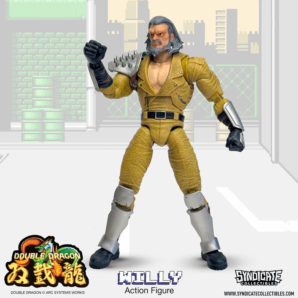 Double Dragon Deluxe Action Figure 1/12 Willy 18cm3