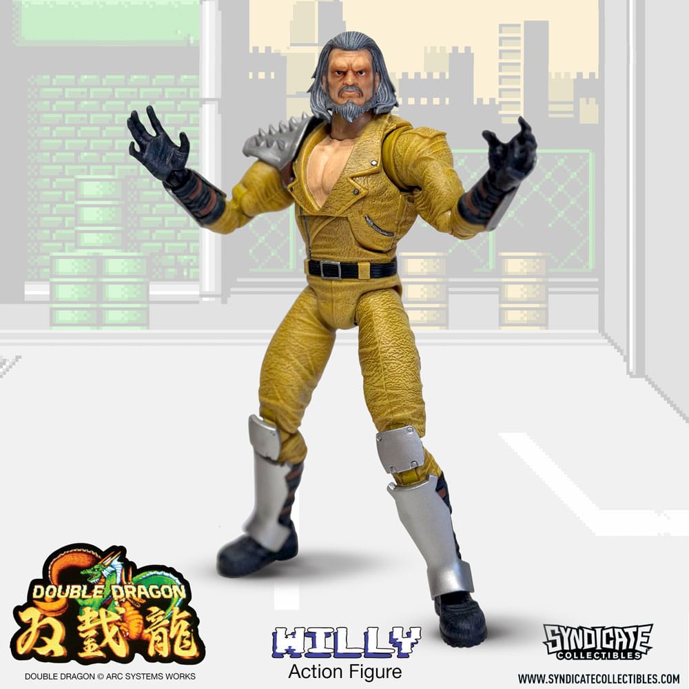 Double Dragon Deluxe Action Figure 1/12 Willy 18cm4