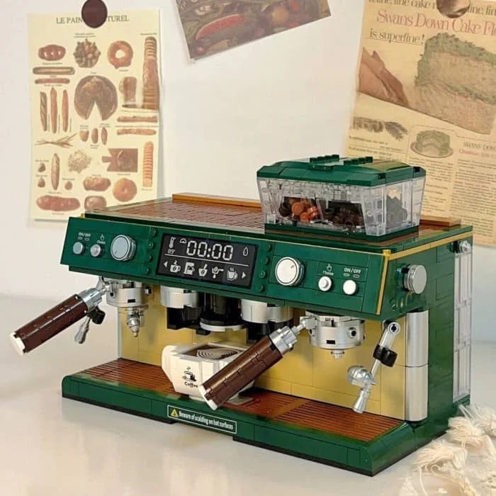 Double cup coffee machine