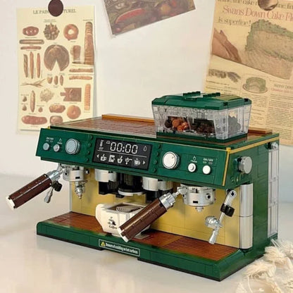 Double cup coffee machine