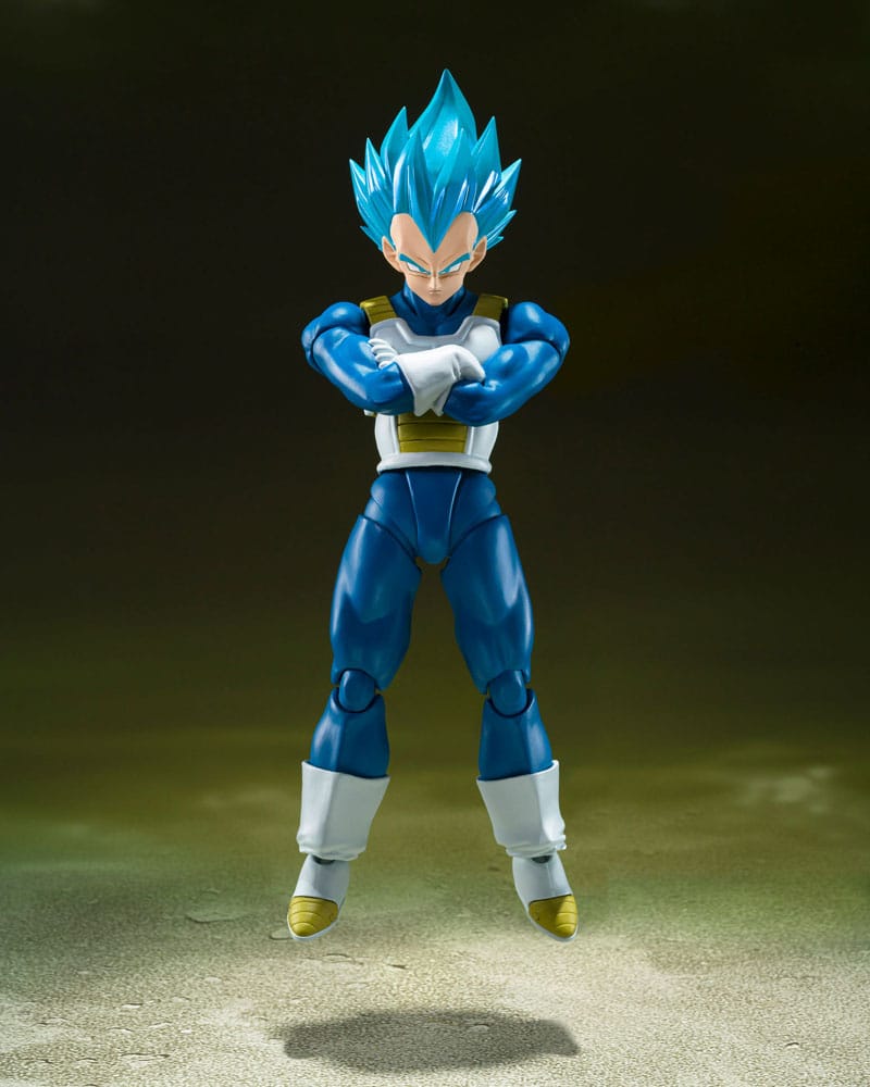 Dragon Ball Super S.H. Figuarts Action Figure Super Saiyan God Super Saiyan Vegeta -Unwavering Saiyan Pride- 14cm4