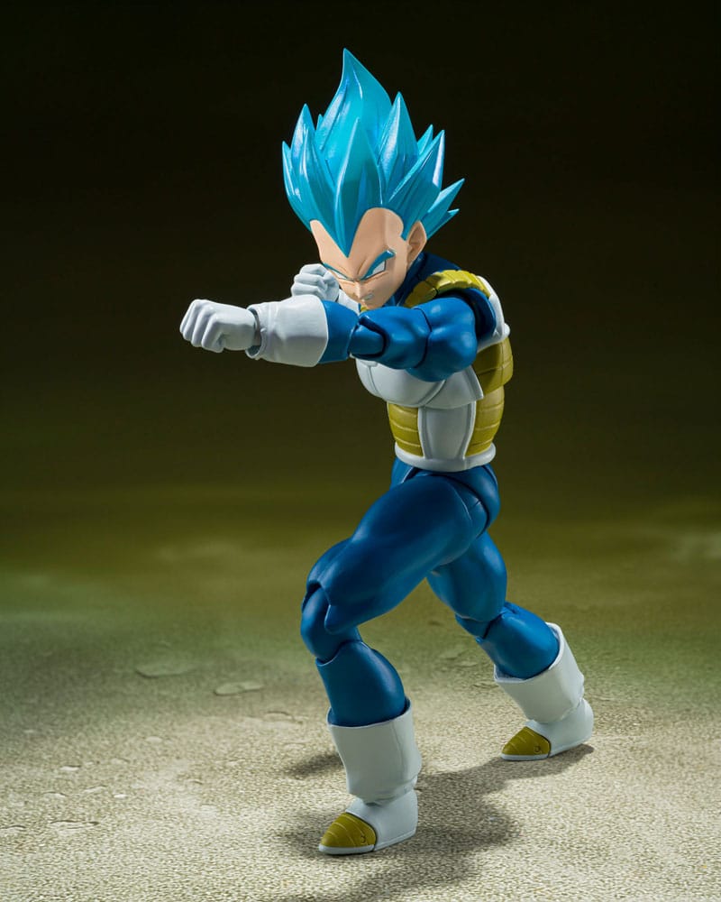 Dragon Ball Super S.H. Figuarts Action Figure Super Saiyan God Super Saiyan Vegeta -Unwavering Saiyan Pride- 14cm3