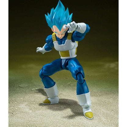 Dragon Ball Super S.H. Figuarts Action Figure Super Saiyan God Super Saiyan Vegeta -Unwavering Saiyan Pride- 14cm1