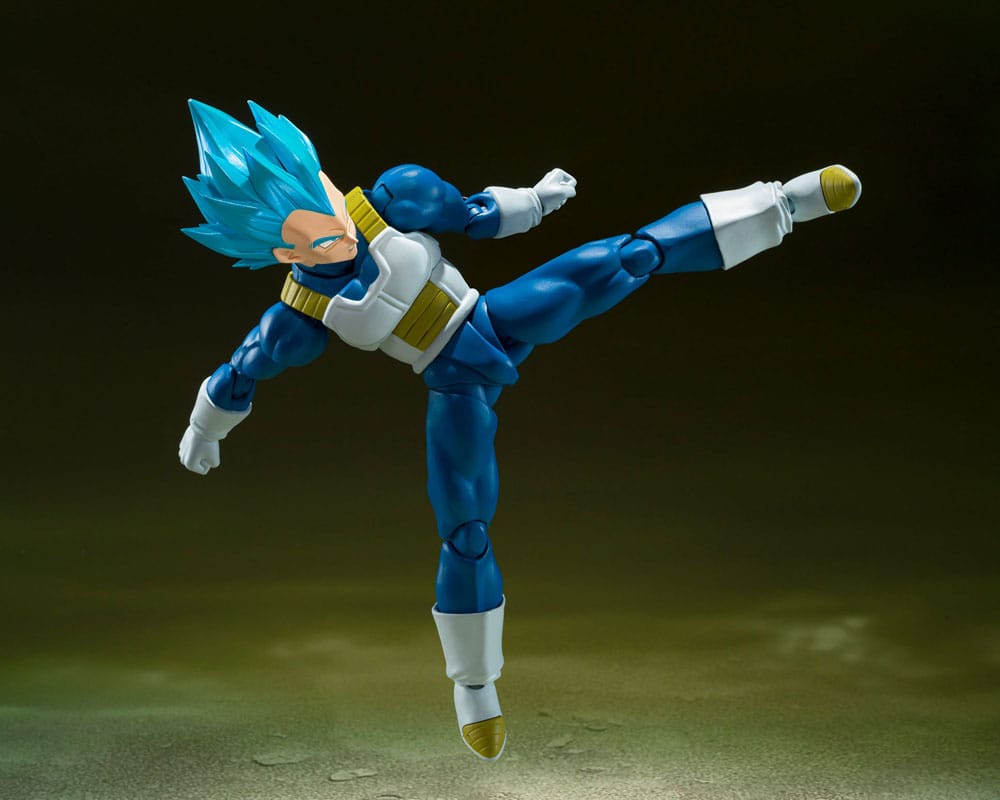 Dragon Ball Super S.H. Figuarts Action Figure Super Saiyan God Super Saiyan Vegeta -Unwavering Saiyan Pride- 14cm5