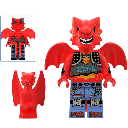 Red Dragon Night Custom Dungeons and Dragons Minifigure1