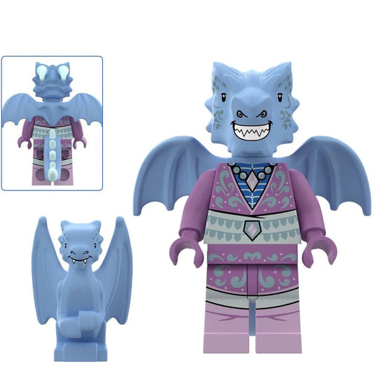 Bule Dragon Night Custom Dungeons and Dragons Minifigure1