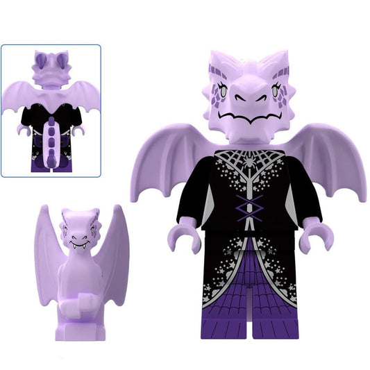 Purple Dragon Night Custom Dungeons and Dragons Minifigure1